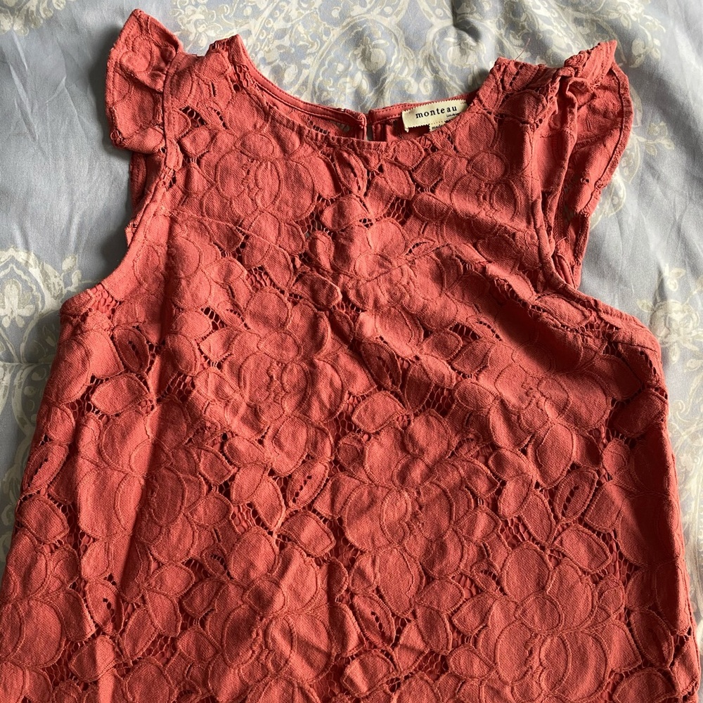 Pink lace blouses